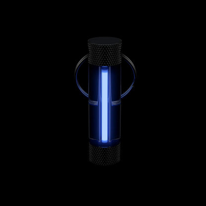 MegaGlow Stealth Black Tritium Marker Fob Key-ring